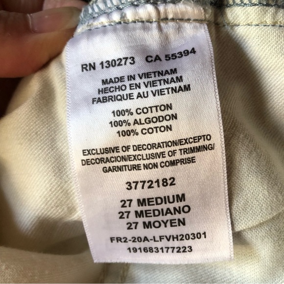 Lee Vintage Modern High Rise Bermuda Short Sz 27 - Picture 8 of 9